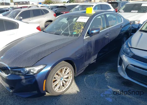 2024 BMW 330E из США, поврежденный, VIN 3MW39FF05R8E83594